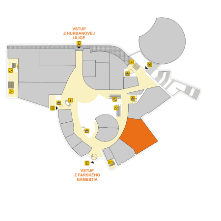 Poloha v centre