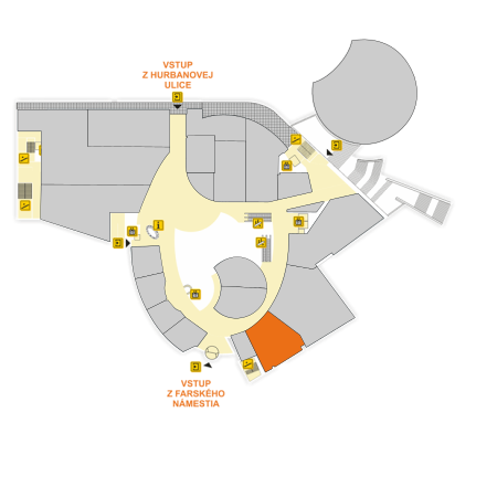 Poloha v centre