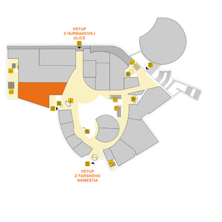 Poloha v centre
