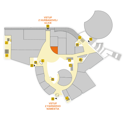 Poloha v centre