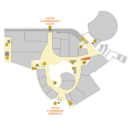 Poloha v centre