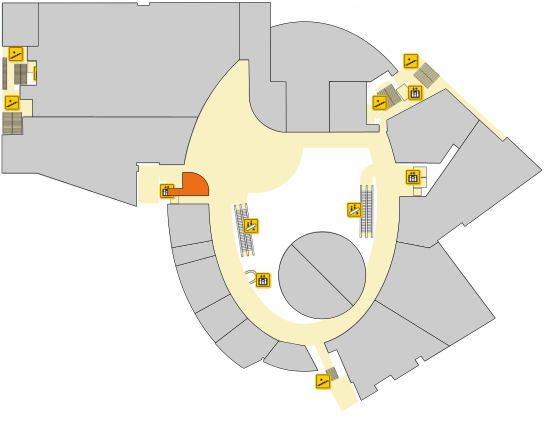 Poloha v centre