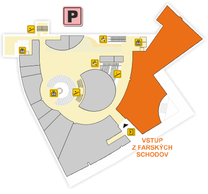 Poloha v centre