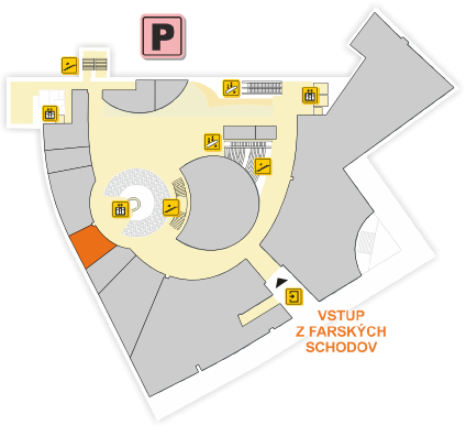Poloha v centre