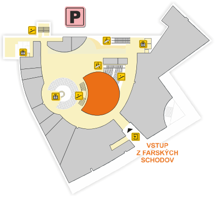 Poloha v centre