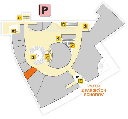 Poloha v centre
